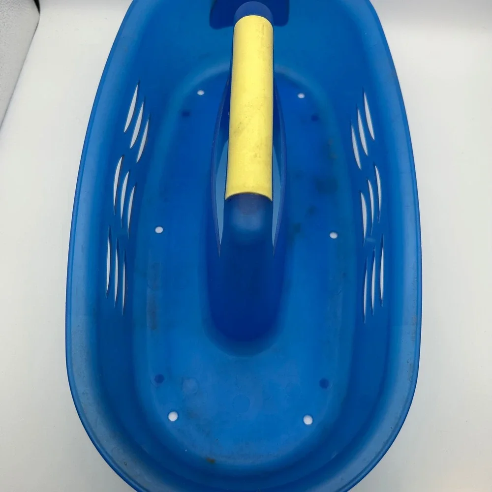 Sterilite Ultra Blue‎ Burst Cleaning Caddy 1581 Yellow Handle Utility Tote 1999